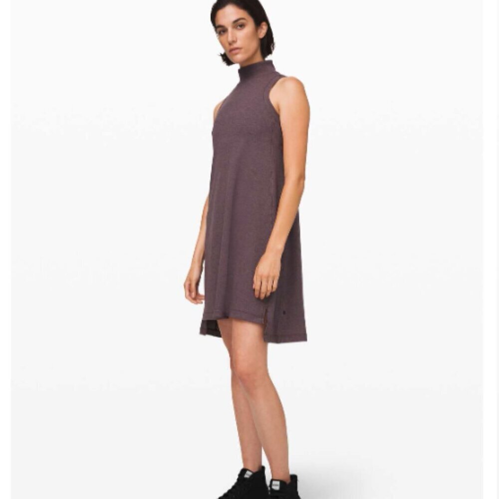 Lululemon Gone for the Week Dress Heathered Antique Bark Size S - Picture 5 of 13